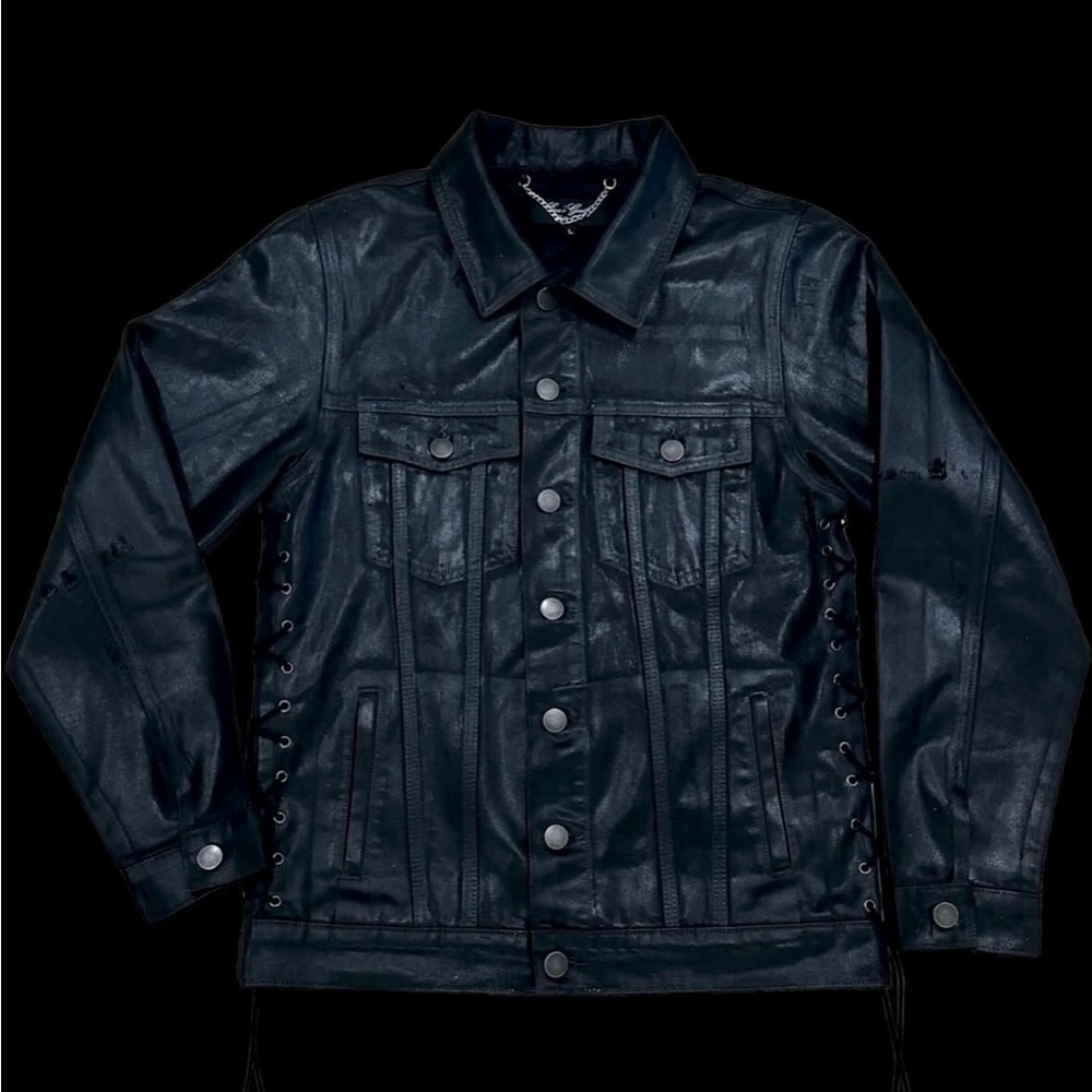 Eve’s Guilt SS24 Waxed denim Jacket